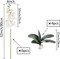 32" Faux Phalaenopsis Orchid Stems – Set of 6 Realistic Artificial Flowers for Vases, Weddings & Home Styling